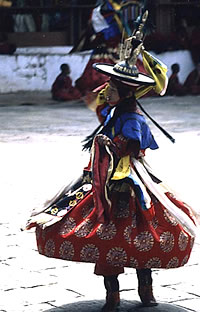 Bhutanese dancer